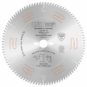 Saw blade for laminateplaadile, CMT