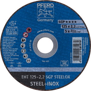 Griezējdisks SGP Steelox 125x2,2mm
