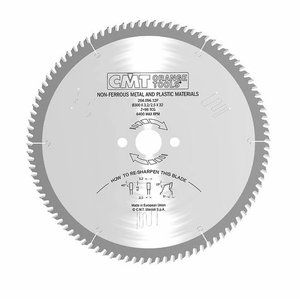 Pjovimo diskas metalui, plastikui 500x4/30, Z120; 5°, CMT