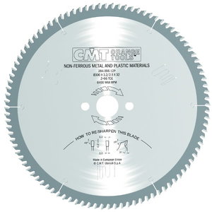 Pyörösahanterä värimetalleille ja muoville HW 216X2.6/2.2X, CMT