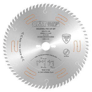 Pyörösahanterä 160x2.2/1,6x20mm Z=48 15° ATB Chrome IND INDUSTRIAL, CMT