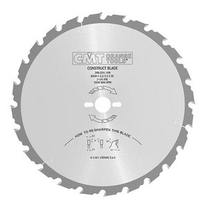 Pjovimo diskas medžiui 700x4,4/30, Z46, 15°, CMT
