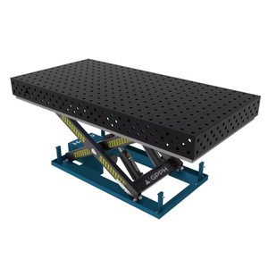 Welding table Pro 2400x1200mm, with hydraulic lifting system