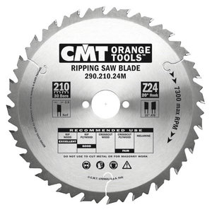 Saw blade for wood 160x2,2x20mm Z12 a=20° b=10° ATB, CMT