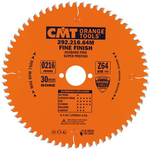 Saw blade for wood 184x2,6/1,6x16mm Z40 a=15°b=15° ATB, CMT