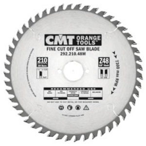Saw blade for wood 225x2,8/1,8x30mm Z48 a=10° b=15° ATB