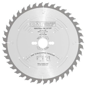 Saw blade for wood universal Industrial Line HW 254x2,4/1,8x30 Z60 a=-5° b=15° ATB, CMT