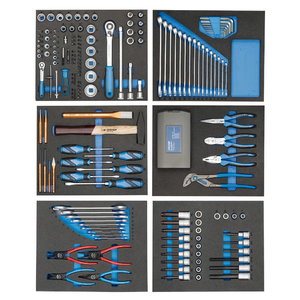 Instrumentu komplekts moduļos, 190 gab. TS-190, Gedore