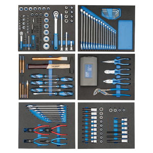 Įrankių  rinkinys moduliuose 190 vnt. TS-190