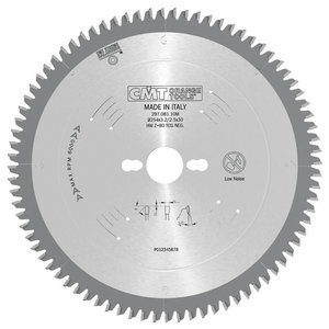 Pjovimo diskas HW 254x3,2x30 Z80 a=-5° Neg. TCG, CMT