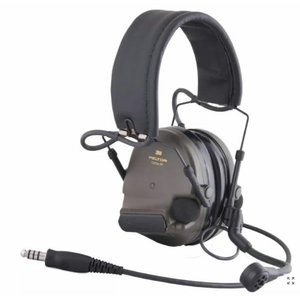 Kõrvaklapid ComTac XPI, Flex mikrofon, J11,  roheline UU001501103, 3M