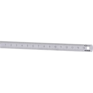 Lanksti plieninė liniuotė, 300mm ECII 