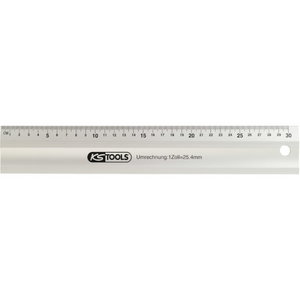 Precision steel rule, 300mm, KS Tools