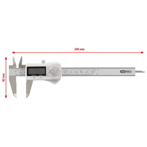 Skaitmeninis slankmatis, IP67, 0-150mm, 240mm 