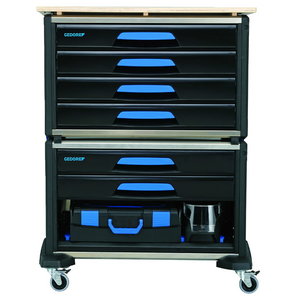 WorkMo B3 with tool assortment, 110 pcs., Gedore