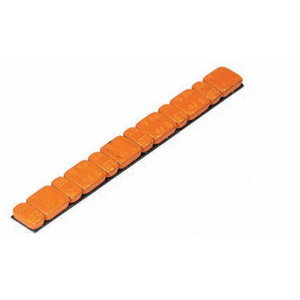 Steel adhesive weight motorcycle, orange 