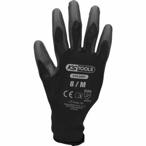 Gloves, micro fine, black, 12 pair, 8&nbsp; 