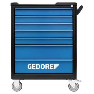 Tööriistakäru Workster Smartline BLACK EDITION 7 drawers, Gedore