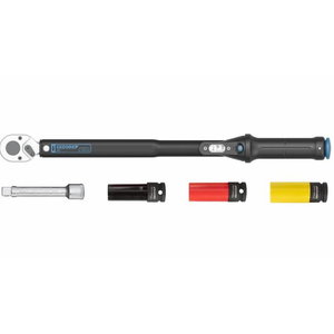 Momentvõti TORCOFLEX 1/2´´ - 40-200 Nm +sockets 17, 19, 21m, Gedore