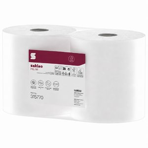 Paper towel rolls Satino HiLine CR 2-ply 525m