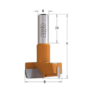 Hinge boring bit HW S=10 L=57,5 D=34mm RH