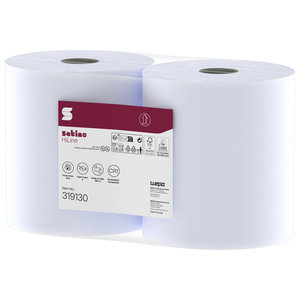 Cleaning rolls Satino HiLine CR, 2-ply, blue, 350 m