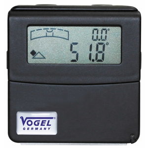 Electr. Digital Angle-Sensor with 90° swiveling LCD display 