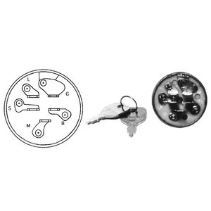 Ignition switch, 5-pin