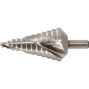 HSS stepped hole cutter, Ų 6-32mm, 8 steps, KS Tools