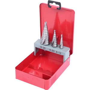 HSS-porrasporasarja, teräslevykasetti 3-os, KS Tools