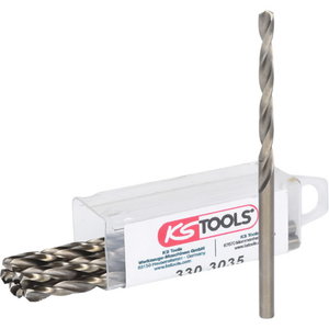 HSS-G Co 5 -kierreporanterä, 3,5 mm, 10 kpl pakkaus Ø3,5x33/61mm 10pcs, KS Tools