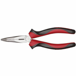 Teleph.pliers angl.45° l.200mm 2C-handle R28512200, Gedore RED