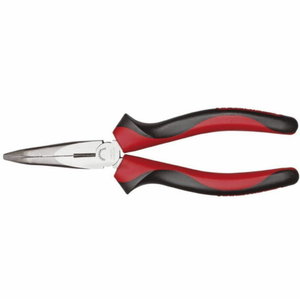 Teleph.pliers angl.45° l.200mm 2C-handle R28512200, Gedore RED