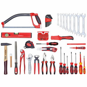 Tool set BASIS in tool case 72pcs R21650072, Gedore RED