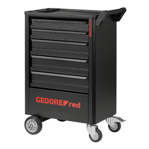 Įrankių vežimėlis  GEDWorker 5 stalčiai R20152205, Gedore RED