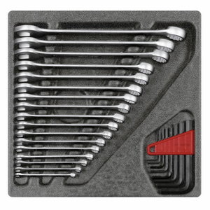 Silmusvõtmete komplekt 4/6 CT-moodulis 26tk R22250000, Gedore RED