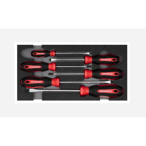 Screwdriver set PZ+SL 2/6 CT-module 6pcs R22150014, Gedore RED