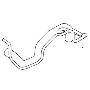 Hose top radiator, JCB