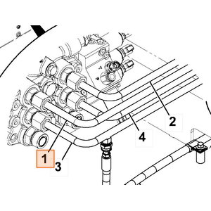 'TUBE ASSY - RADIAL 1A SP T4' 