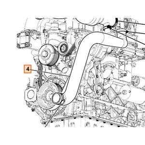 'RUBR CAC INLET HOSE PWPK' 