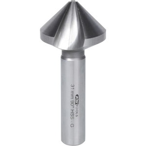 HSS-kartio- ja purseenpoistoupotin 90°, 31 mm, KS Tools