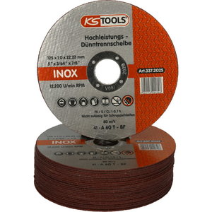 Abrazīvais disks 125x11,2x1mm, KS Tools
