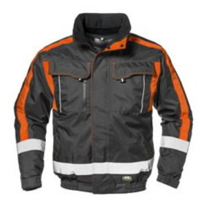 Winterjacket 4 in 1 Contender, grey/orange, size S S, Sir Safety System