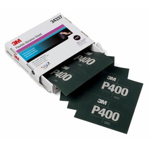 Elastic hand Grinding sheet Hookit 140mmx173mm P400, 3M