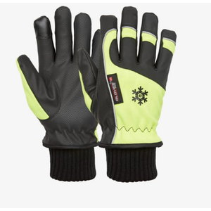 Pir&scaron;tinės, žieminės, Red Signal yellow-black, GLOVESPRO