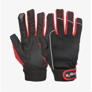 Gloves, Red Comfort, black/red, GLOVESPRO