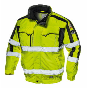 Hi vis. winterjacket 4 in 1 Contender, yellow, XL, Sir Safety System