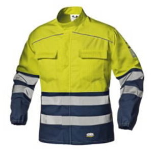 Hi vis. multi jacket Supertech yellow/navy, Sir Safety System
