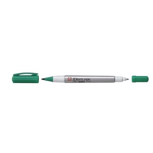 Žymeklis IDENTI-PEN žalias 2 galai 1,0/0,4mm 