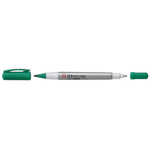 Permanent marker  Identi-pen, green, 2 tips, Sakura